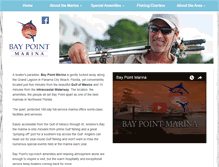 Tablet Screenshot of baypointmarina.net